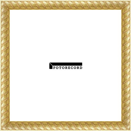Cornice su misura Oro in Legno Satinata, Oro, Stile Classico