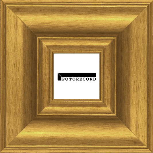 Cornice su misura Oro in Legno Satinata, Oro, Stile Classico