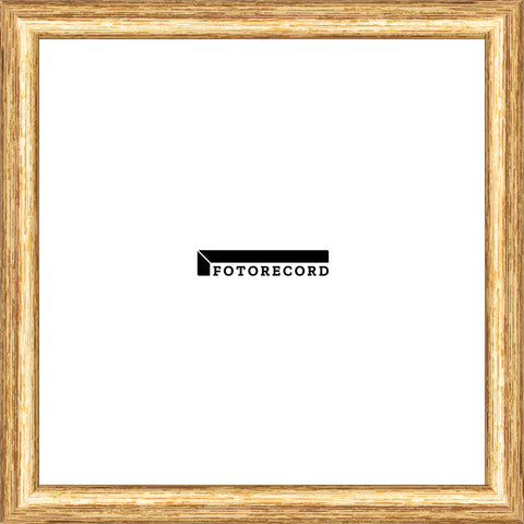 Campione del profilo Cornice su misura Oro Rigato in Legno Satinato, Stile Moderno