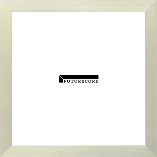 Cornice su misura Platino in Legno Satinata, Argento, Stile Moderno