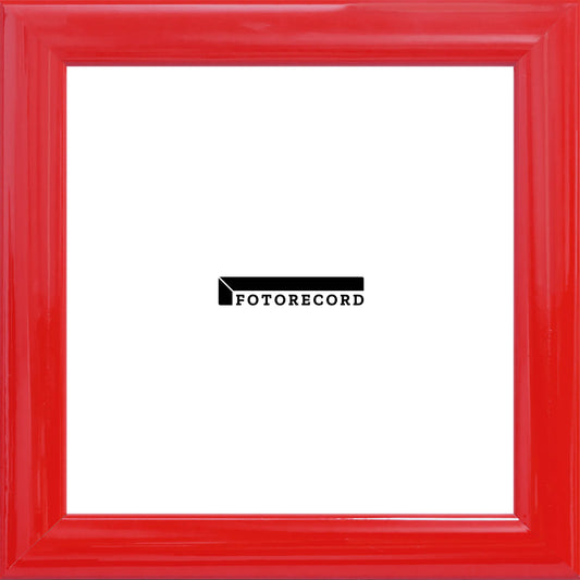 Cornice su misura Rosso in Legno Lucida, Rosso, Stile Moderno