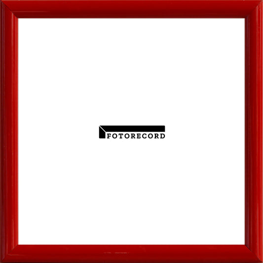 Cornice su misura Rosso in Legno Lucida, Rosso, Stile Moderno