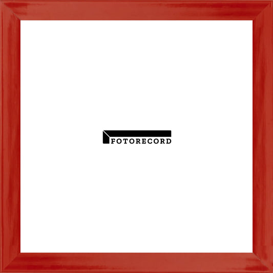 Cornice su misura Rosso in Legno Lucida, Rosso, Stile Moderno