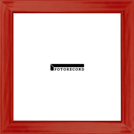 Cornice su misura Rosso in Legno Lucida, Rosso, Stile Moderno