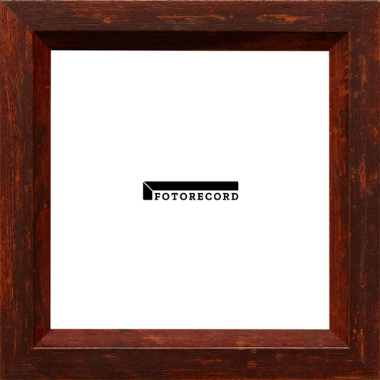 Cornice su misura Rosso in Legno Opaca, Rosso, Stile Vintage