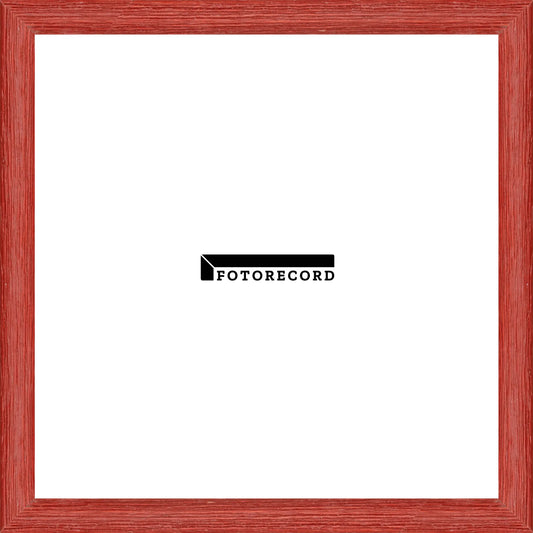 Cornice su misura Rosso in Legno Poro aperto, Rosso, Stile Moderno