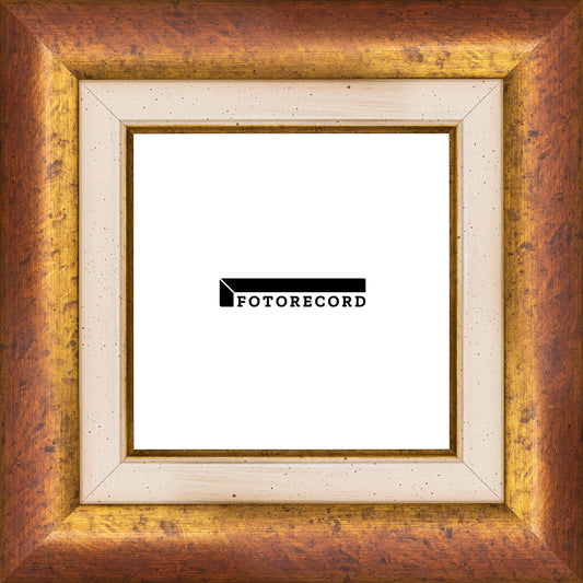 Cornice su misura Rosso in Legno Satinata, Rosso, Stile Classico