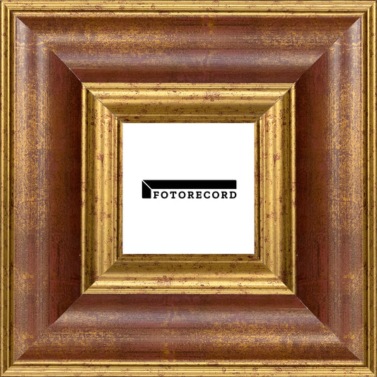Cornice su misura Rosso in Legno Satinata, Rosso, Stile Classico