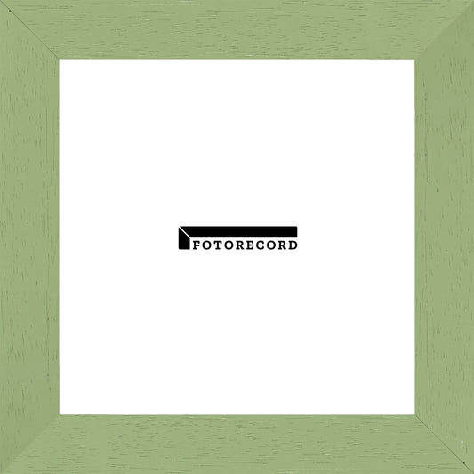 Cornice su misura Salvia in Legno Poro aperto, Verde, Stile Moderno