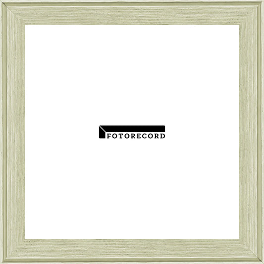 Cornice su misura Verde Bianco Spazzolato in Legno Decape, Stile Vintage
