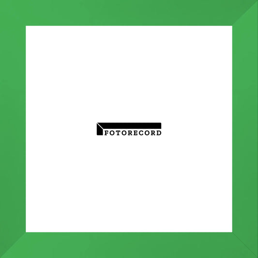Cornice su misura Verde Chiaro in Legno Satinato, Stile Moderno