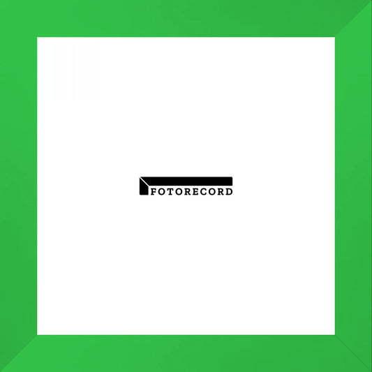 Cornice su misura Verde Fluo in Legno Satinato, Stile Moderno