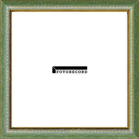 Cornice su misura Verde in Legno Satinata, Verde, Stile Classico