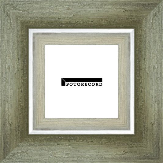 Cornice su misura Verde in Legno Satinata, Verde, Stile Moderno