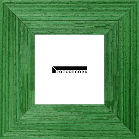 Cornice su misura Verde Zigrinato in Legno Opaca, Verde, Stile Moderno