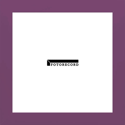 Campione del profilo Cornice su misura Viola in Legno Opaco, Stile Moderno FRAS0140