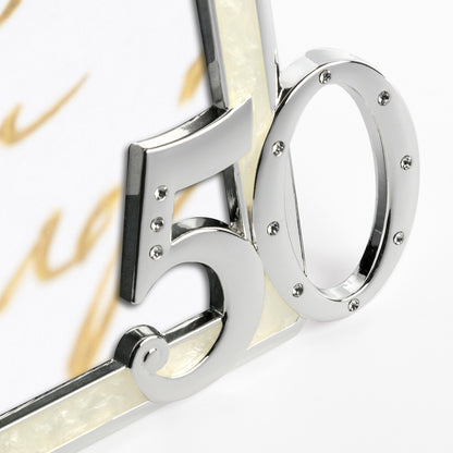 Cornice Anniversario Fifty - 10X15 cm | frcz0003