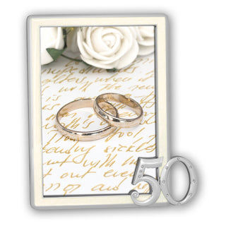 Cornice Anniversario Fifty - 10X15 cm