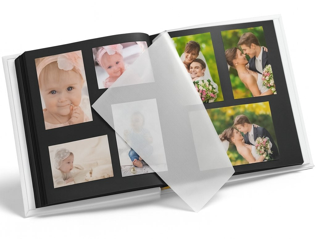 Album con velina Love Bianco 29x32 cm | FRAG0003