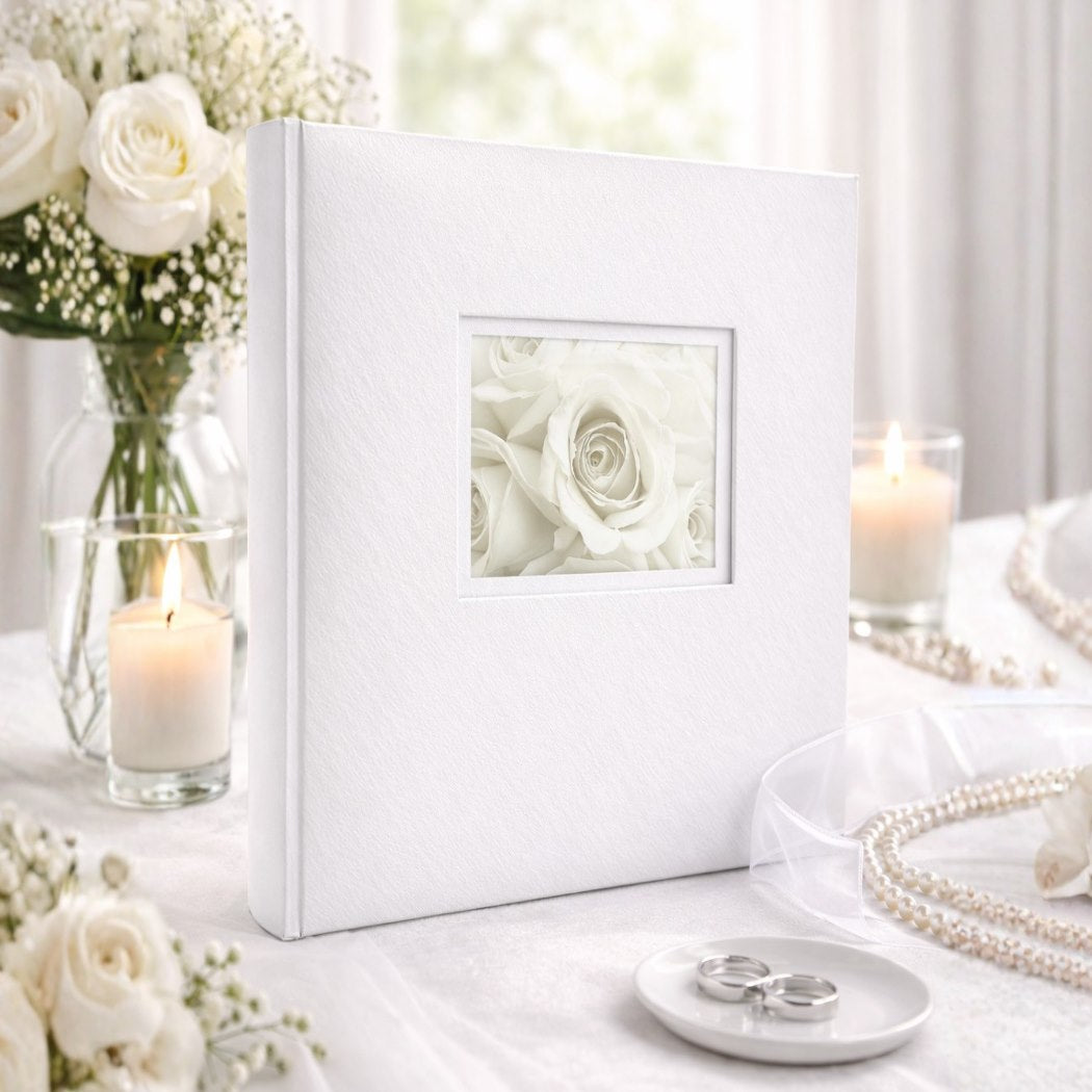 Album con velina Love Bianco 29x32 cm | FRAG0003
