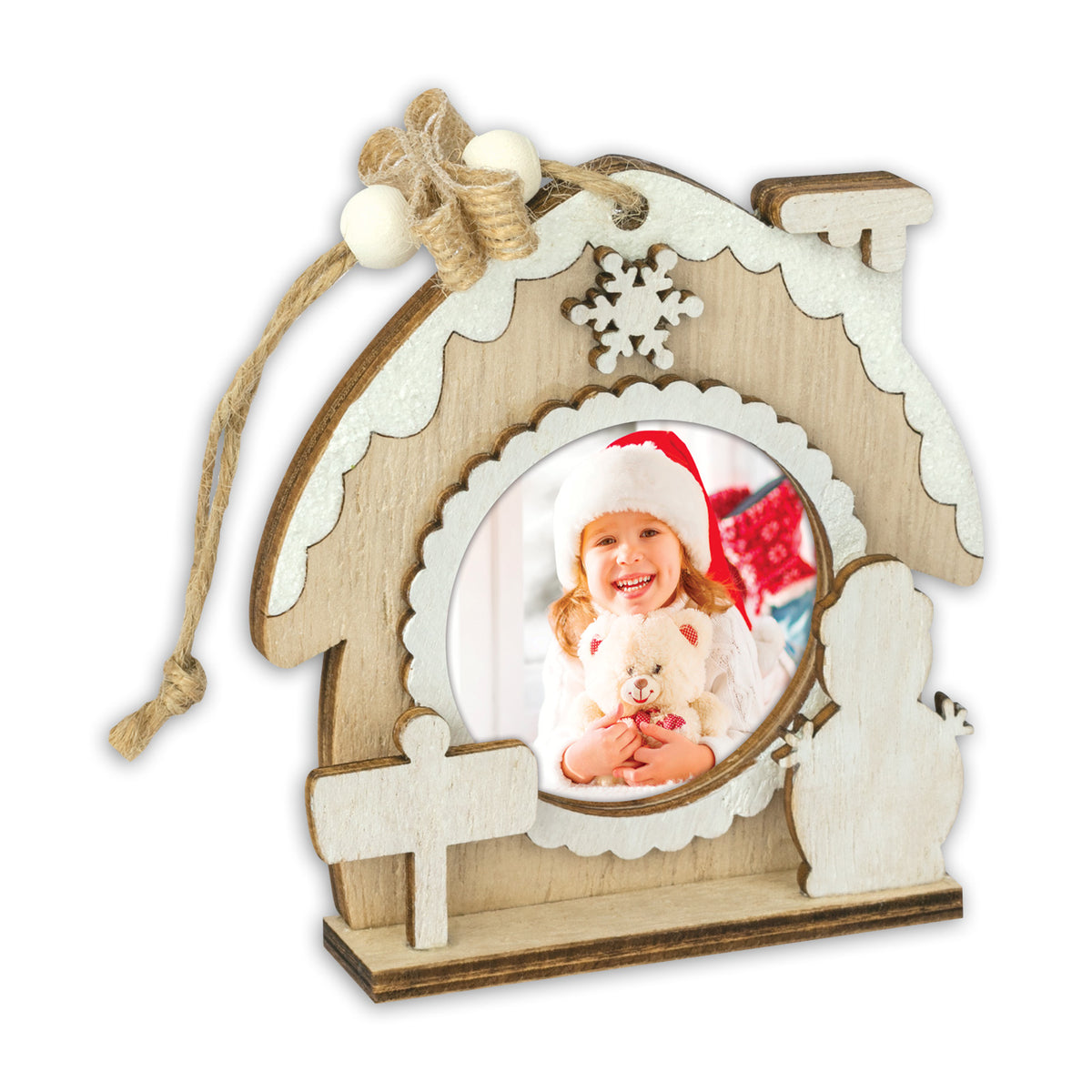 Portafoto Natale Decorazione Hazel A 6x6 cm | FRAZ0203
