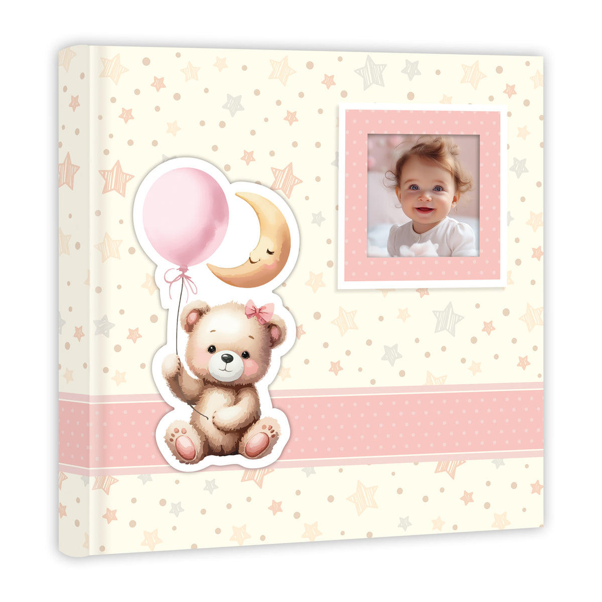Album Bimbo con Diario Fogli Brian Pink 32x32 cm | FRAZ0228