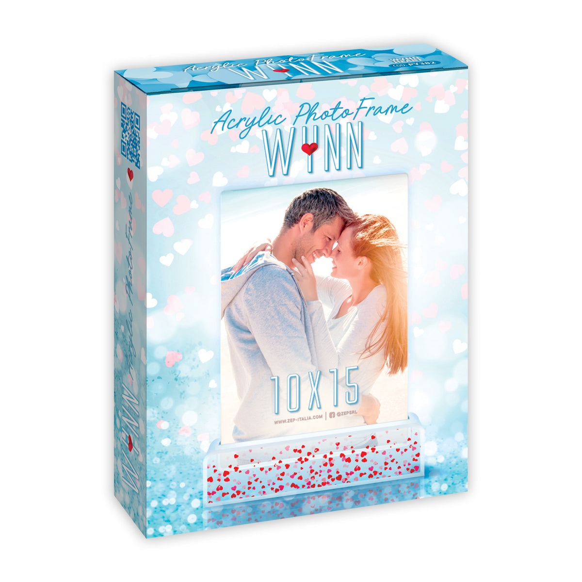 Portafoto Love Photo Globe Winn Heart 10x15 cm | FRAZ0232