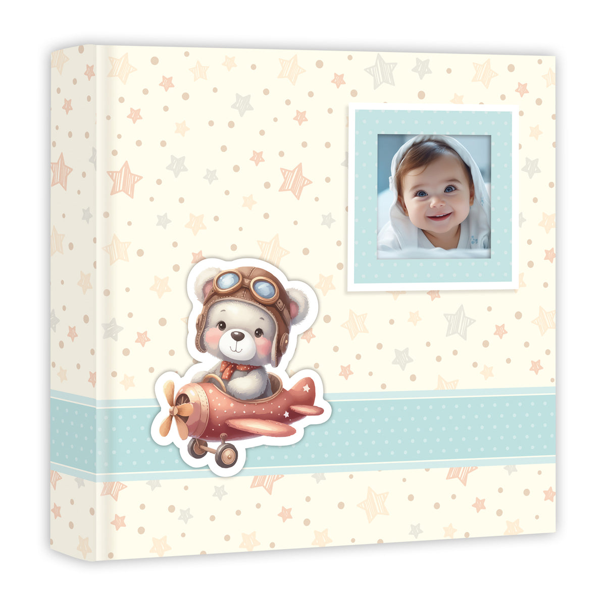 Album a tasche Bimbo con Diario Brian Blu, 200 foto 11x16 cm | FRAZ0233