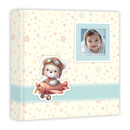 Album a tasche Bimbo con Diario Brian Blu, 200 foto 11x16 cm | FRAZ0233