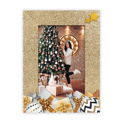 Cornice Natale Goldy 10x15 cm | FRAZ0247