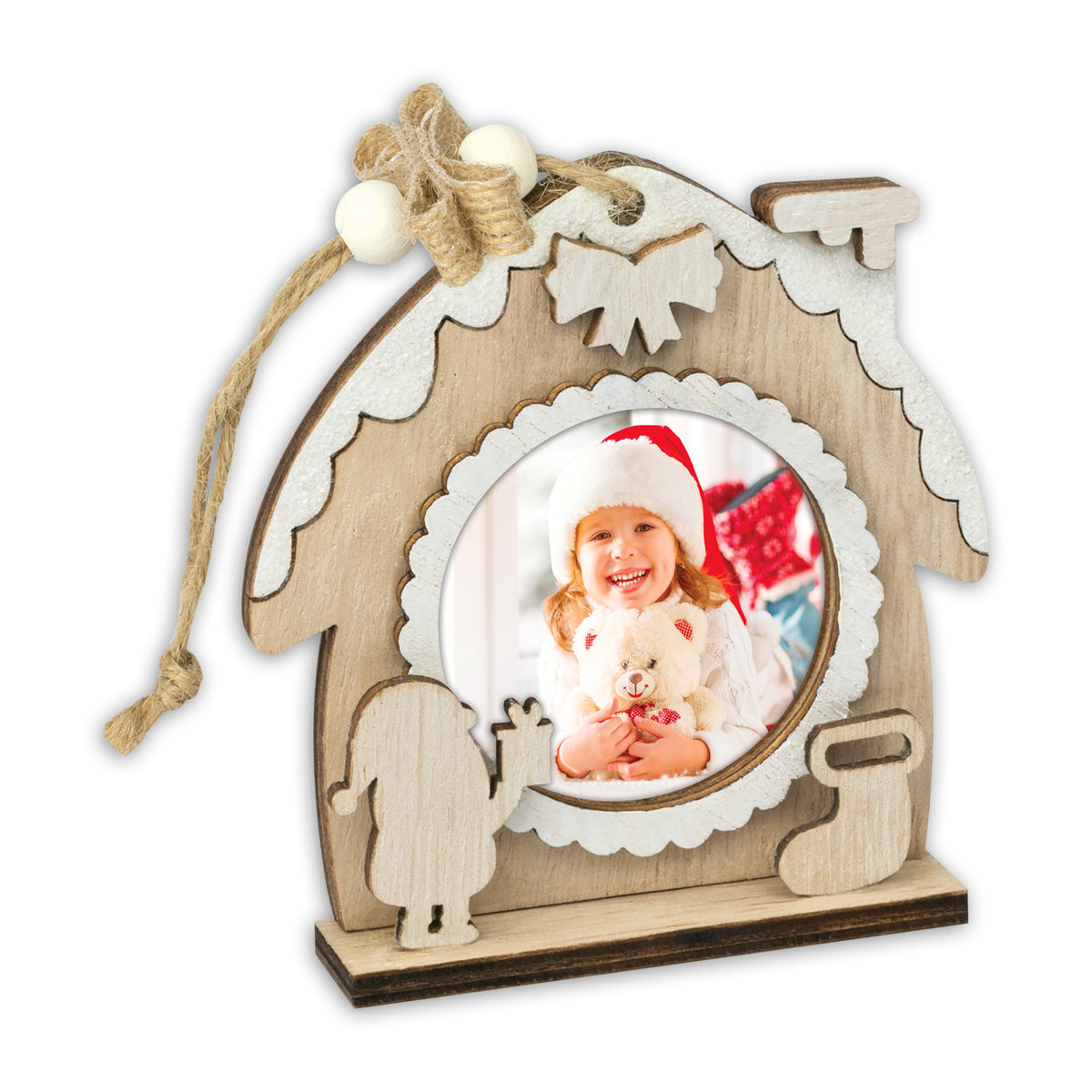 Portafoto Natale Decorazione Hazel C 6x6 cm | FRAZ0250