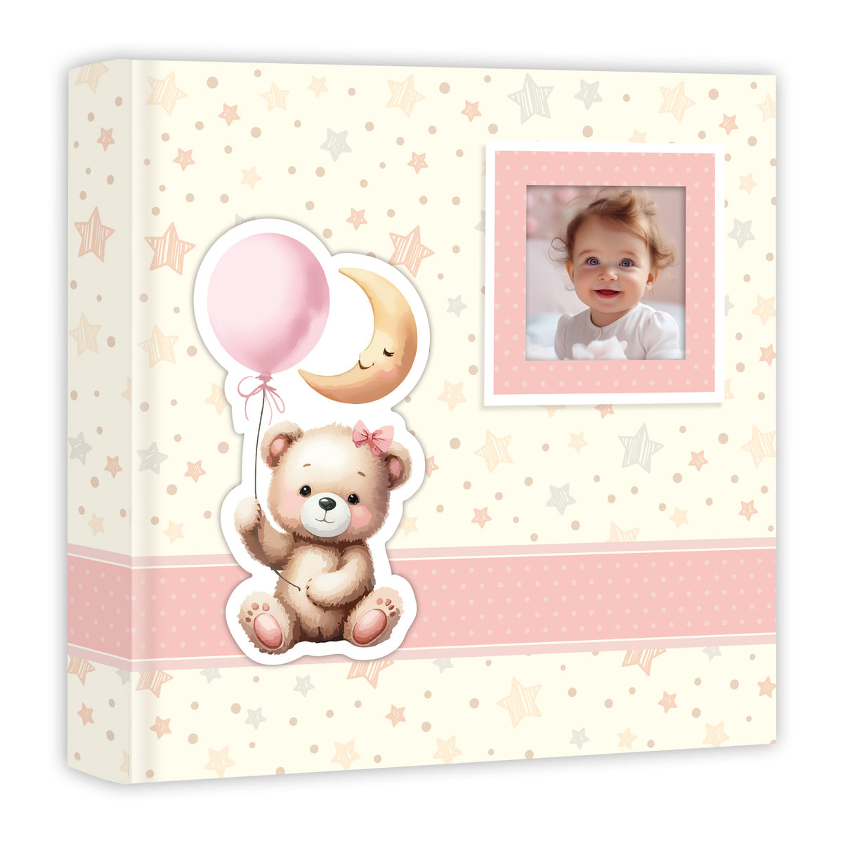 Album a tasche Bimbo con Diario Brian Rosa, 200 foto 11x16 cm | FRAZ0269