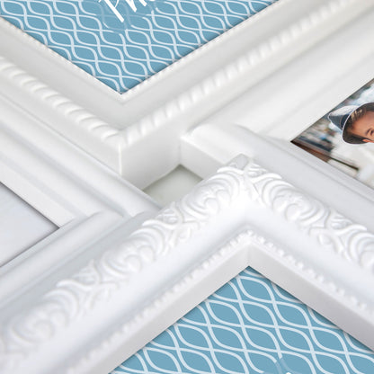 Cornice Multi Almeria White 6 foto 10x15 cm | FRAZ0309