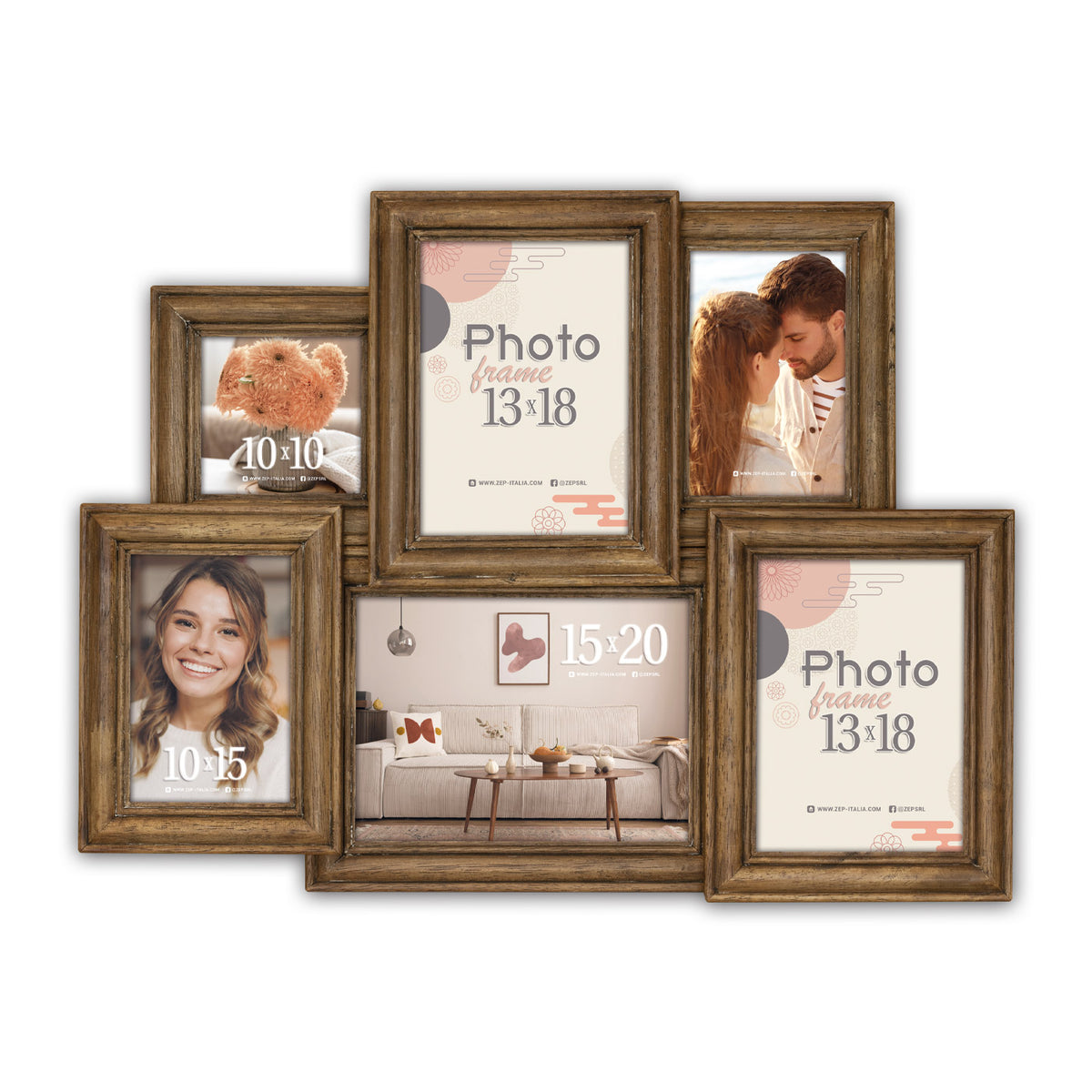 Cornice Multi Giverny 10x10 cm | FRAZ0324
