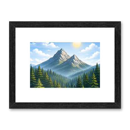 Il kit cornice da tavolo 10×15 cm di traverso con una fotografia di esempio dentro
