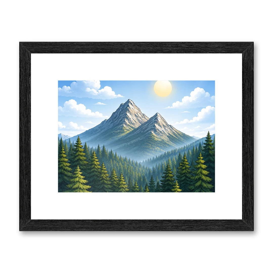 Il kit cornice da tavolo 13×18 cm di traverso con una fotografia di esempio dentro