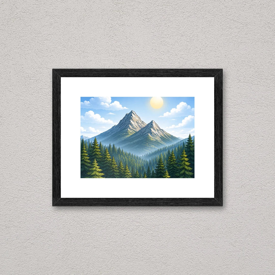 Il kit cornice da tavolo 13×18 cm a parete di traverso, con una fotografia di esempio dentro