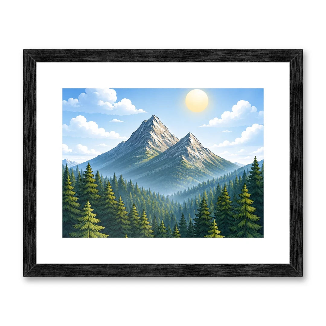 Il kit cornice da tavolo 15×20 cm di traverso con una fotografia di esempio dentro