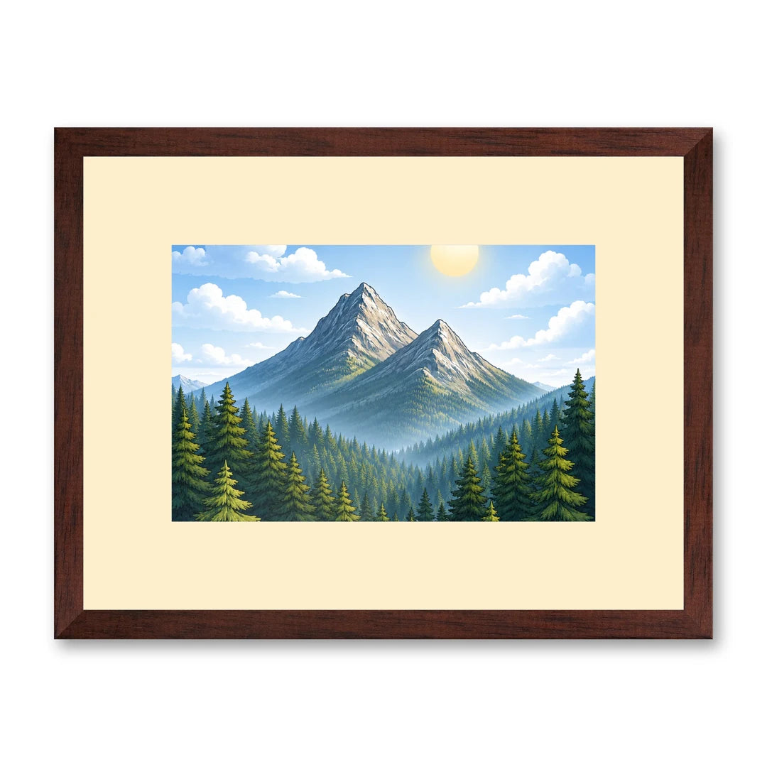 Il kit cornice da tavolo 10×15 cm di traverso con una fotografia di esempio dentro