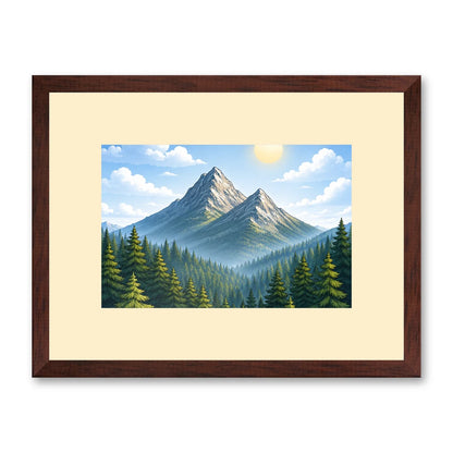 Il kit cornice da tavolo 10×15 cm di traverso con una fotografia di esempio dentro