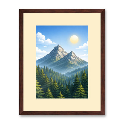 Il kit cornice da tavolo 13×18 cm con una fotografia di esempio dentro