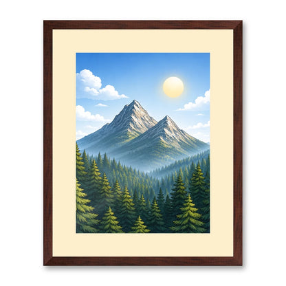 Il kit cornice da tavolo 15×20 cm con una fotografia di esempio dentro