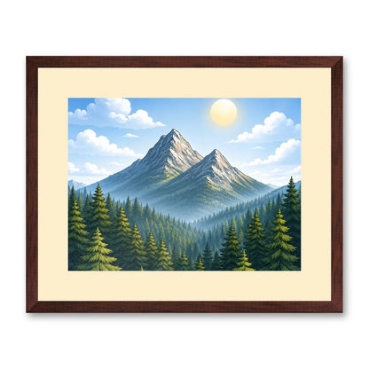Il kit cornice da tavolo 15×20 cm di traverso con una fotografia di esempio dentro