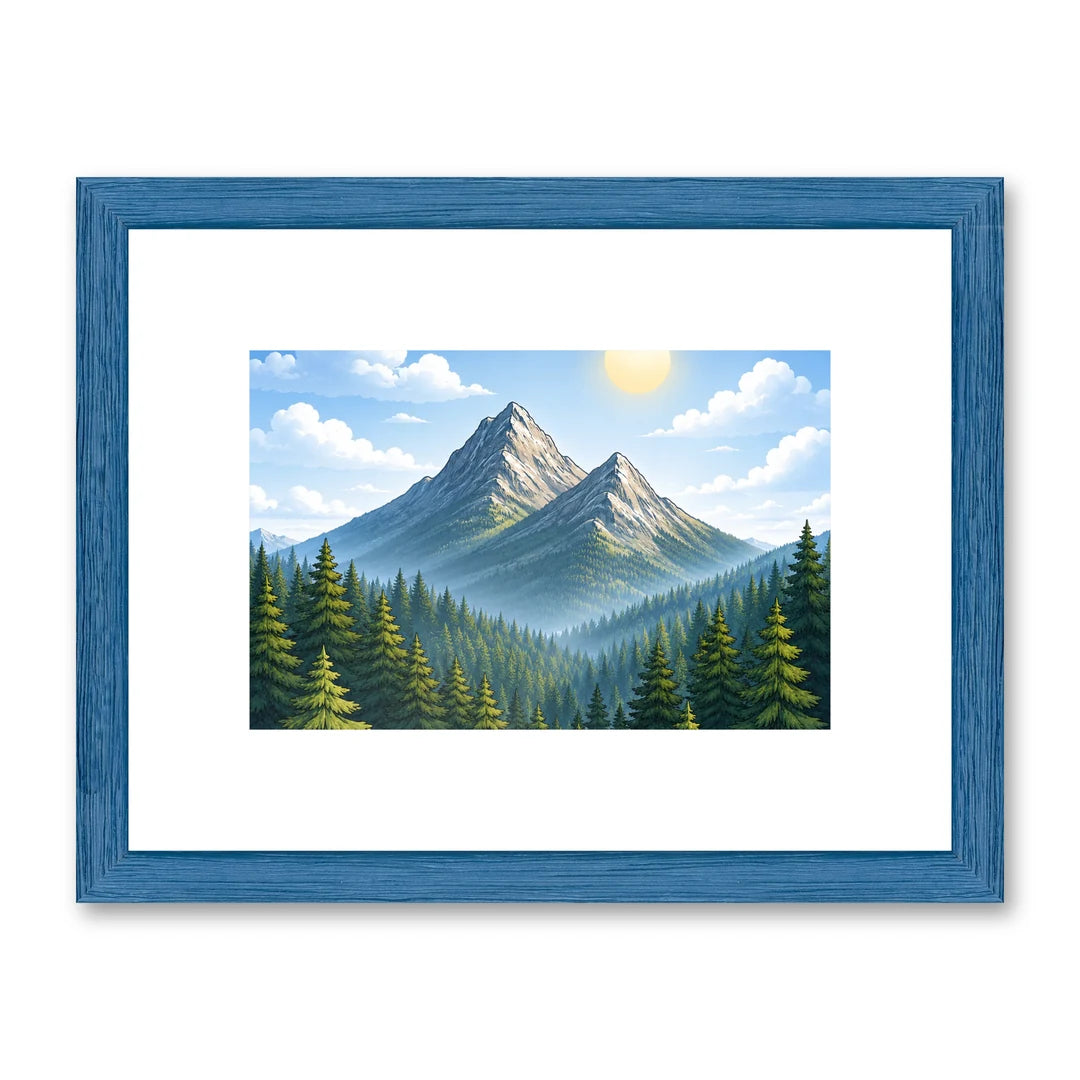 Il kit cornice da tavolo 10×15 cm di traverso con una fotografia di esempio dentro