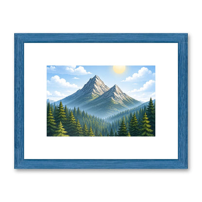 Il kit cornice da tavolo 10×15 cm di traverso con una fotografia di esempio dentro