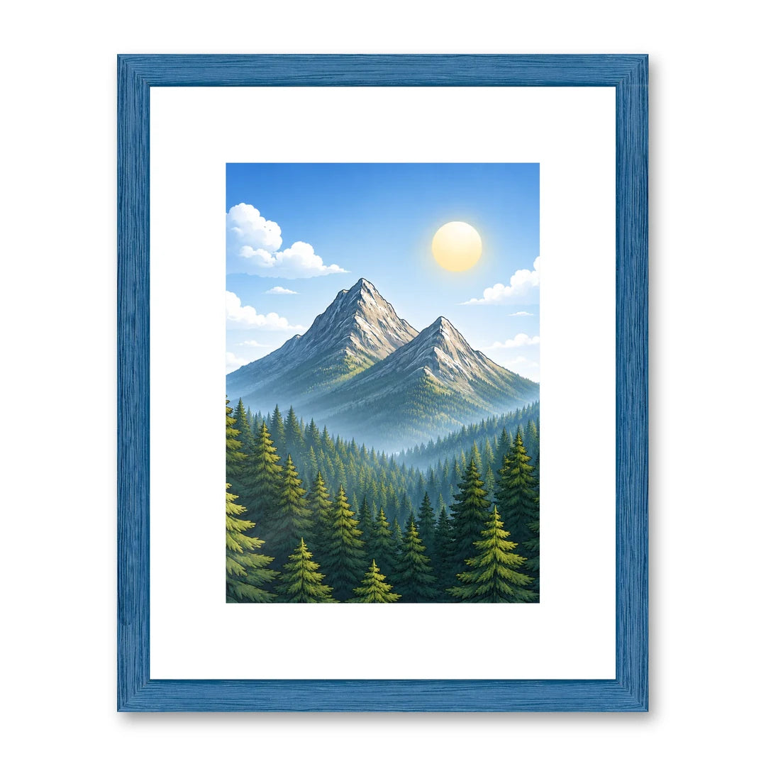 Il kit cornice da tavolo 13×18 cm con una fotografia di esempio dentro