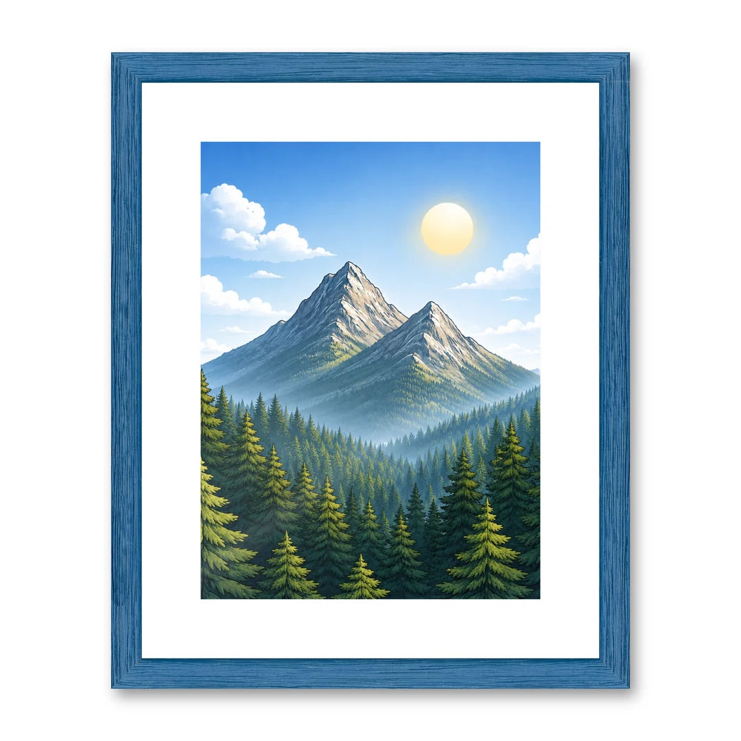 Il kit cornice da tavolo 15×20 cm con una fotografia di esempio dentro
