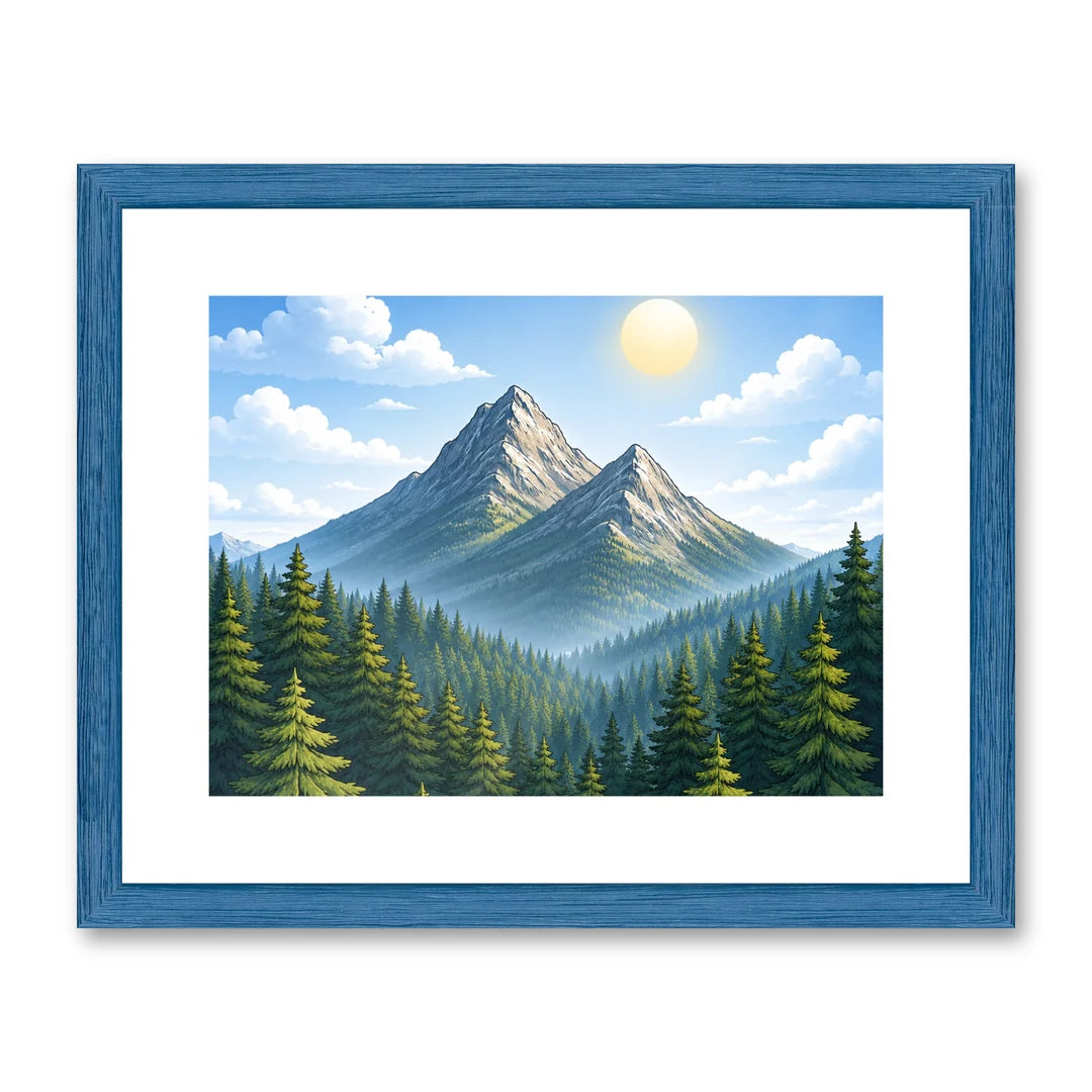 Il kit cornice da tavolo 15×20 cm di traverso con una fotografia di esempio dentro