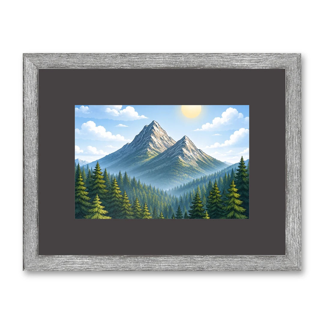 Il kit cornice da tavolo 10×15 cm di traverso con una fotografia di esempio dentro