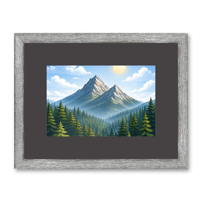 Il kit cornice da tavolo 10×15 cm di traverso con una fotografia di esempio dentro